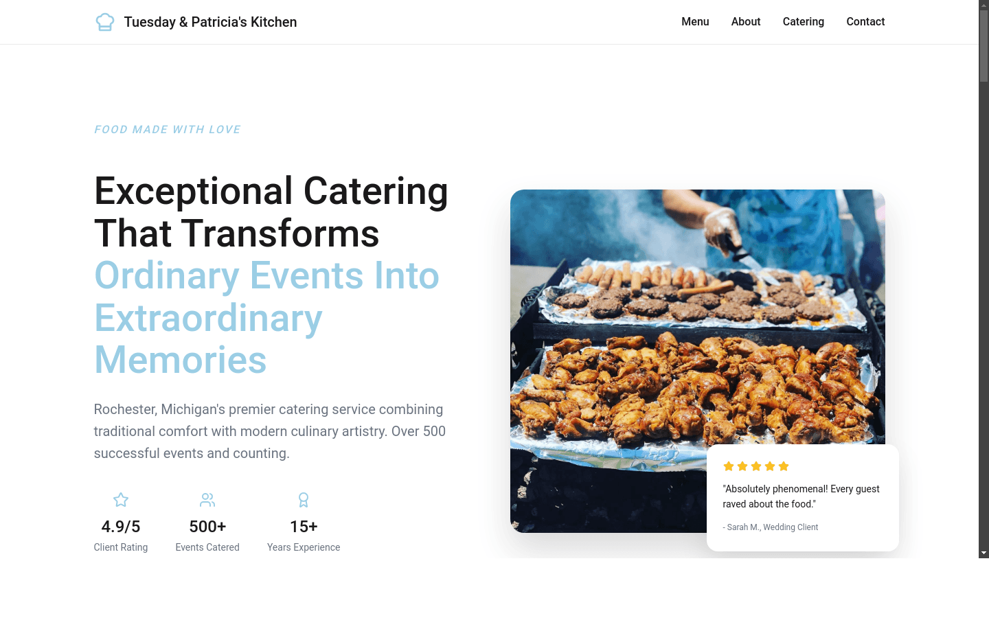 Tuesday & Patricia's Kitchen project screenshot